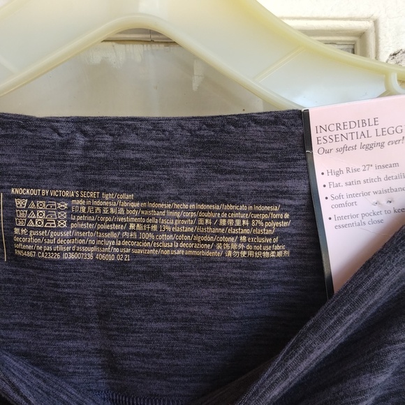 Victoria's secret incredible essential leggings with pockets size 8 NWT - Picture 4 of 10